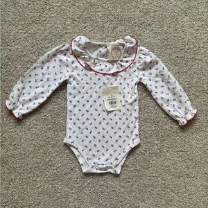 NWT 12-18 The Beaufort Bonnet Company Ramona Ruffle Bodysuit